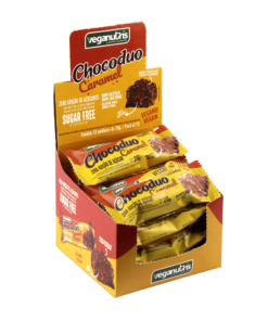 Display Chocoduo Caramel caixa com 12 unidades de 22 gramas