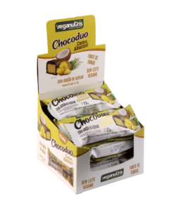 Display Chocoduo Coco e Abacaxi caixa com 12 unidades de 22 gramas