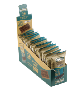 Display de mini barrinhas de Chocolate 70% com Açúcar de Coco
