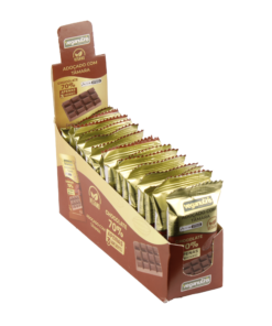 Mini Barrinha de Chocolate 70% Cacau com Tâmara – 13 g | Caixa com 15 unidades