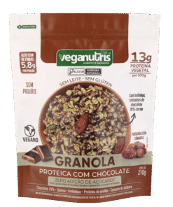 Granola Proteica com Chocolate