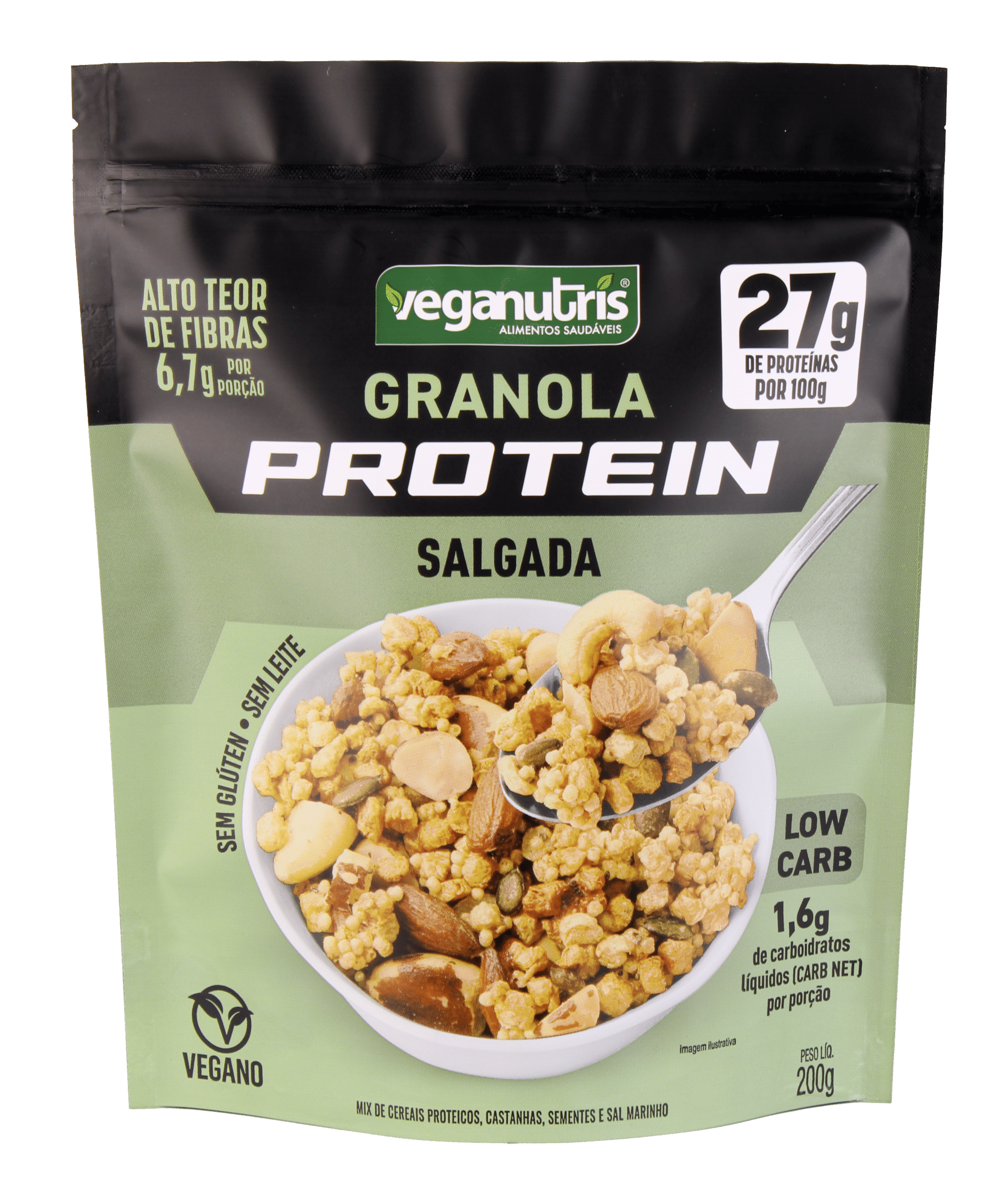 Granola protein salgada